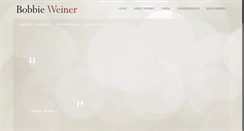 Desktop Screenshot of bobbieweiner.com